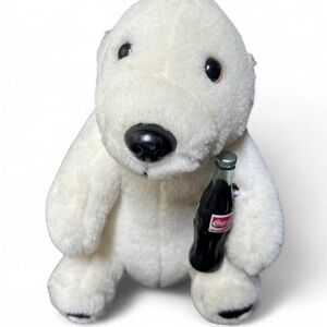 Vintage 1993 Coca Cola Polar Bear Plush Toy